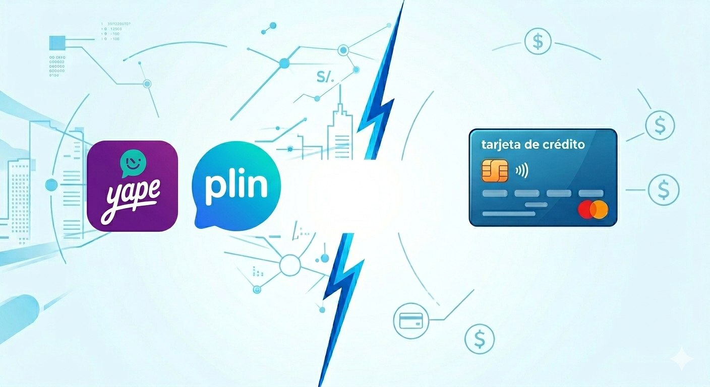 yape o tarjeta en Perú